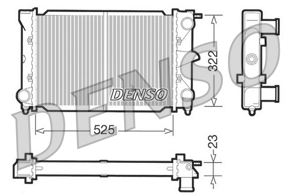 Chladič motora DENSO