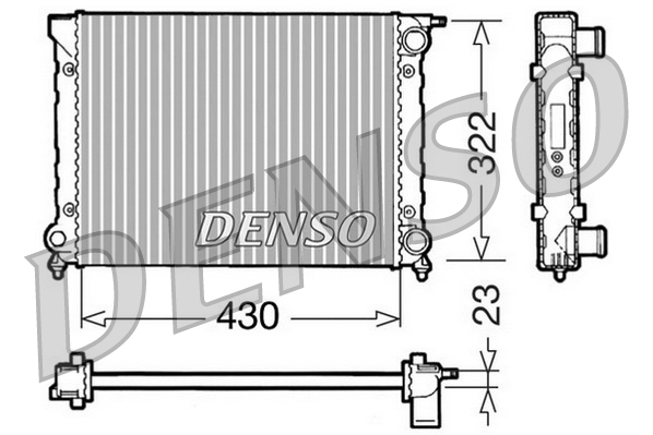 Chladič motora DENSO