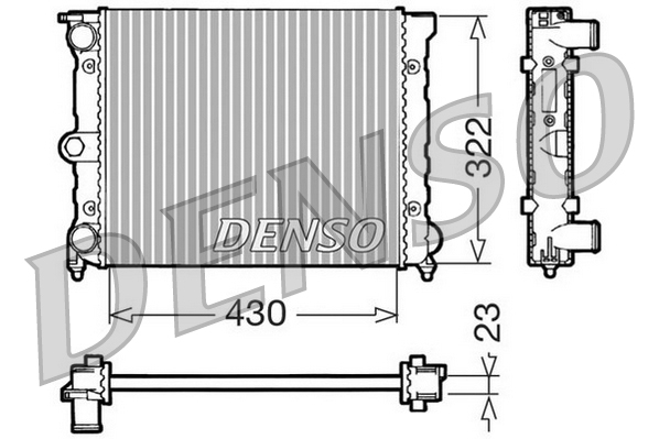 Chladič motora DENSO