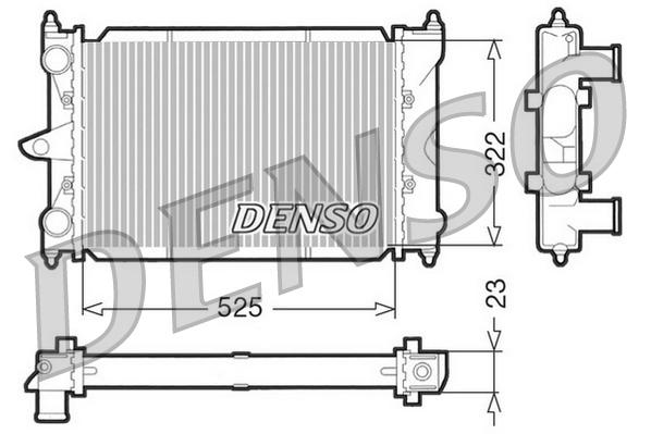 Chladič motora DENSO