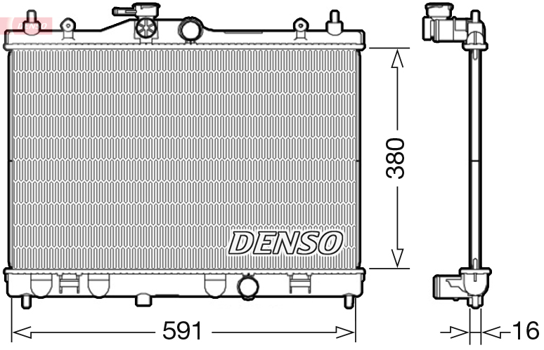 Chladič motora DENSO