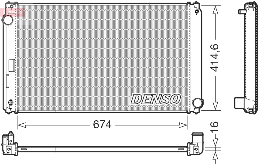 Chladič motora DENSO