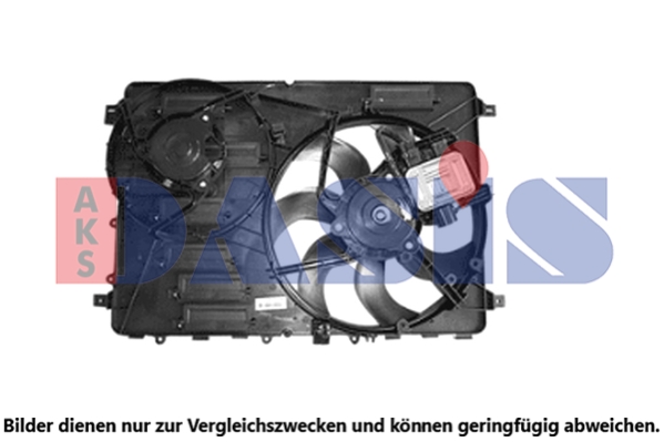 Ventilátor chladenia motora AKS DASIS