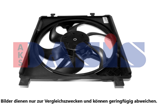 Ventilátor chladenia motora AKS DASIS