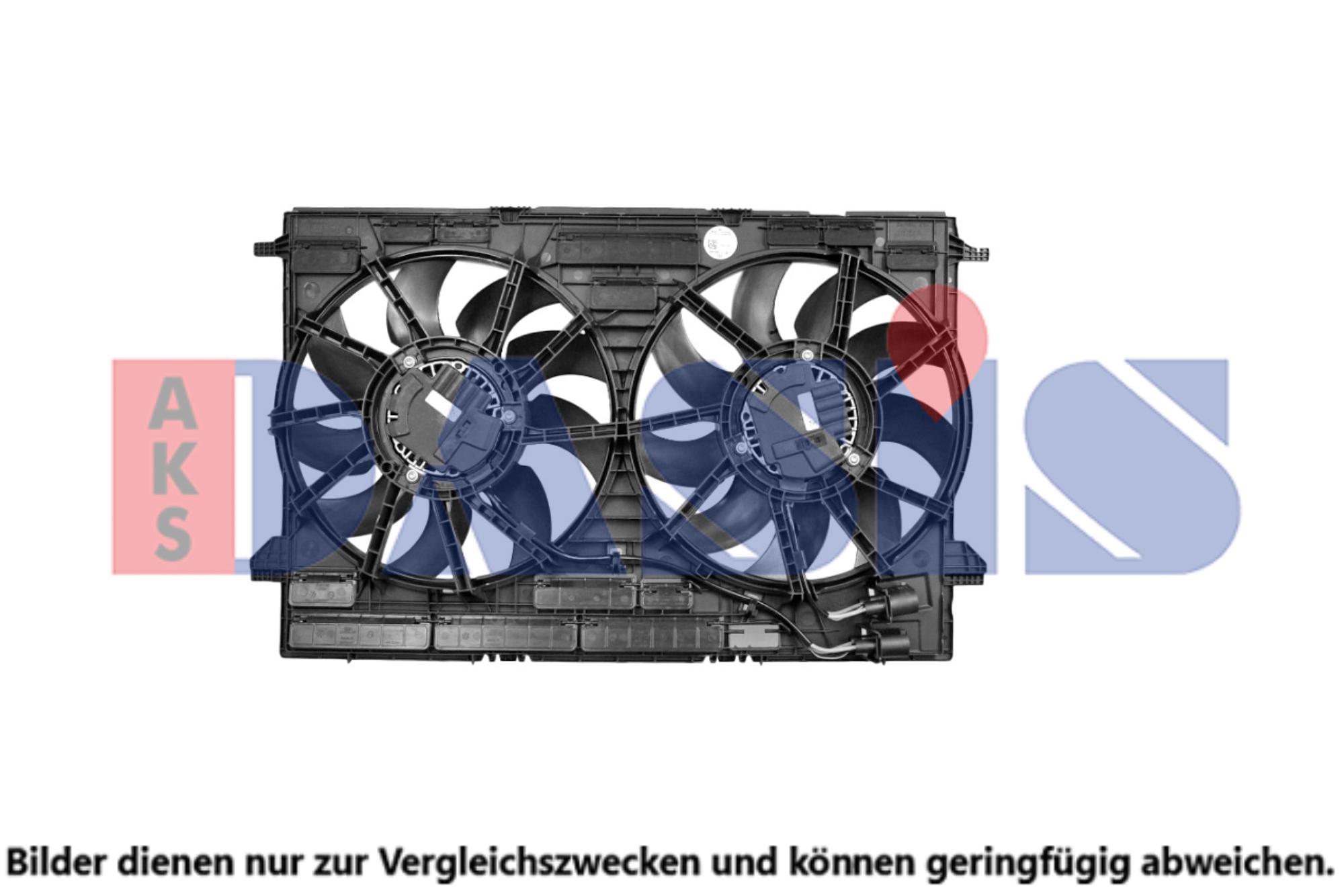 Ventilátor chladenia motora AKS DASIS