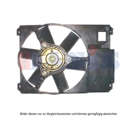 Ventilátor chladenia motora AKS DASIS
