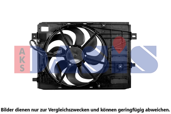Ventilátor chladenia motora AKS DASIS