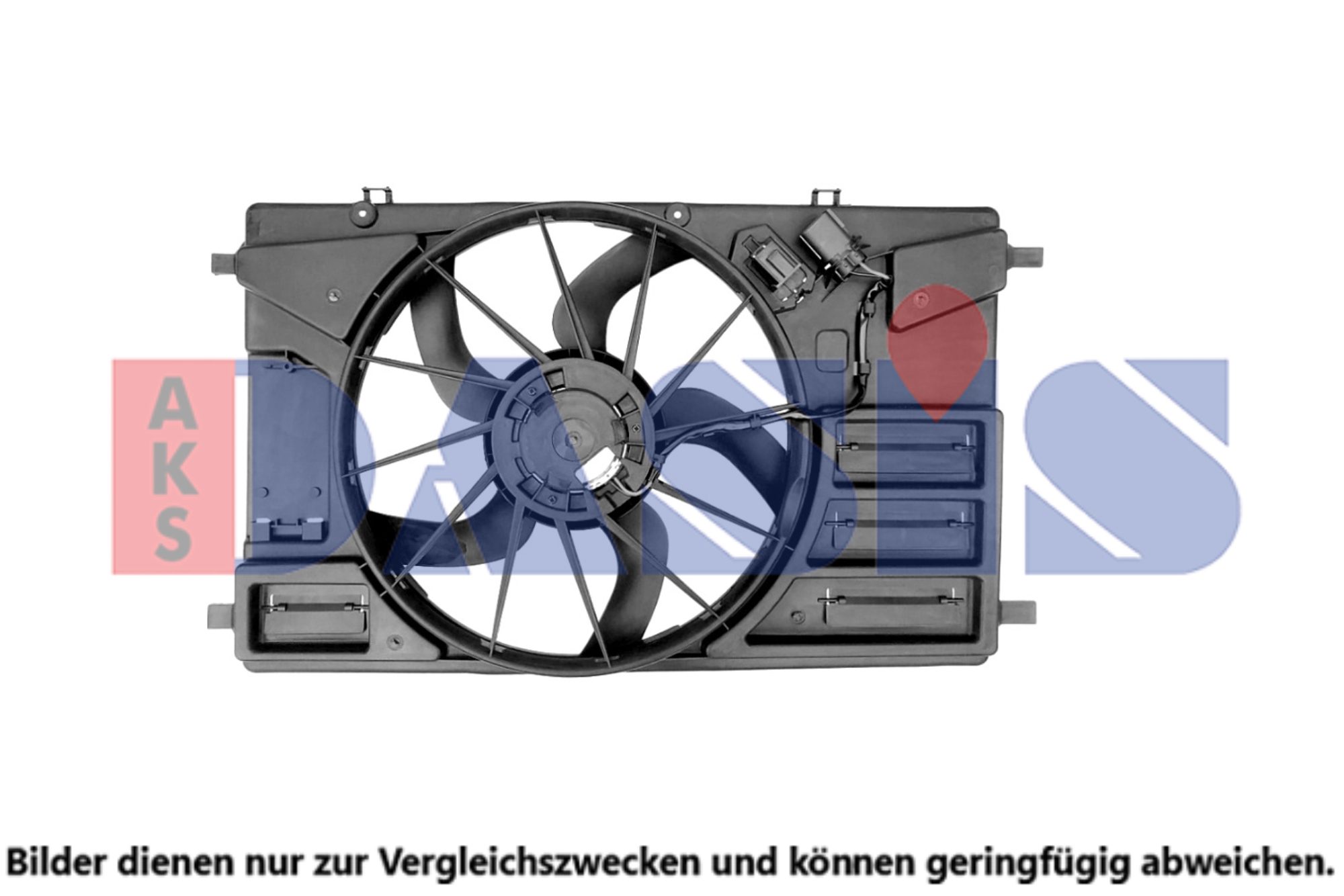Ventilátor chladenia motora AKS DASIS