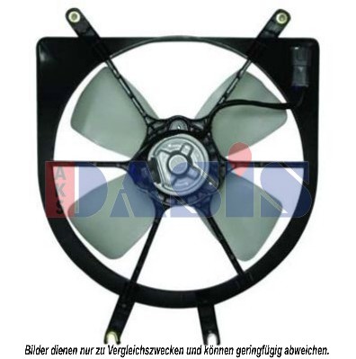 Ventilátor chladenia motora AKS DASIS