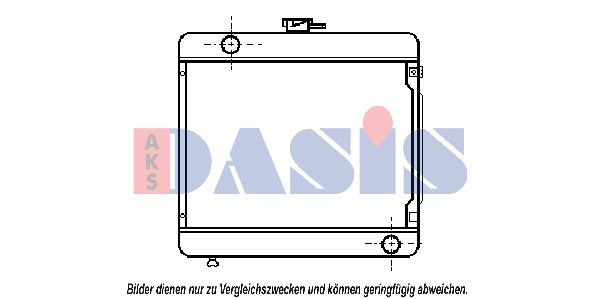 Chladič motora AKS DASIS
