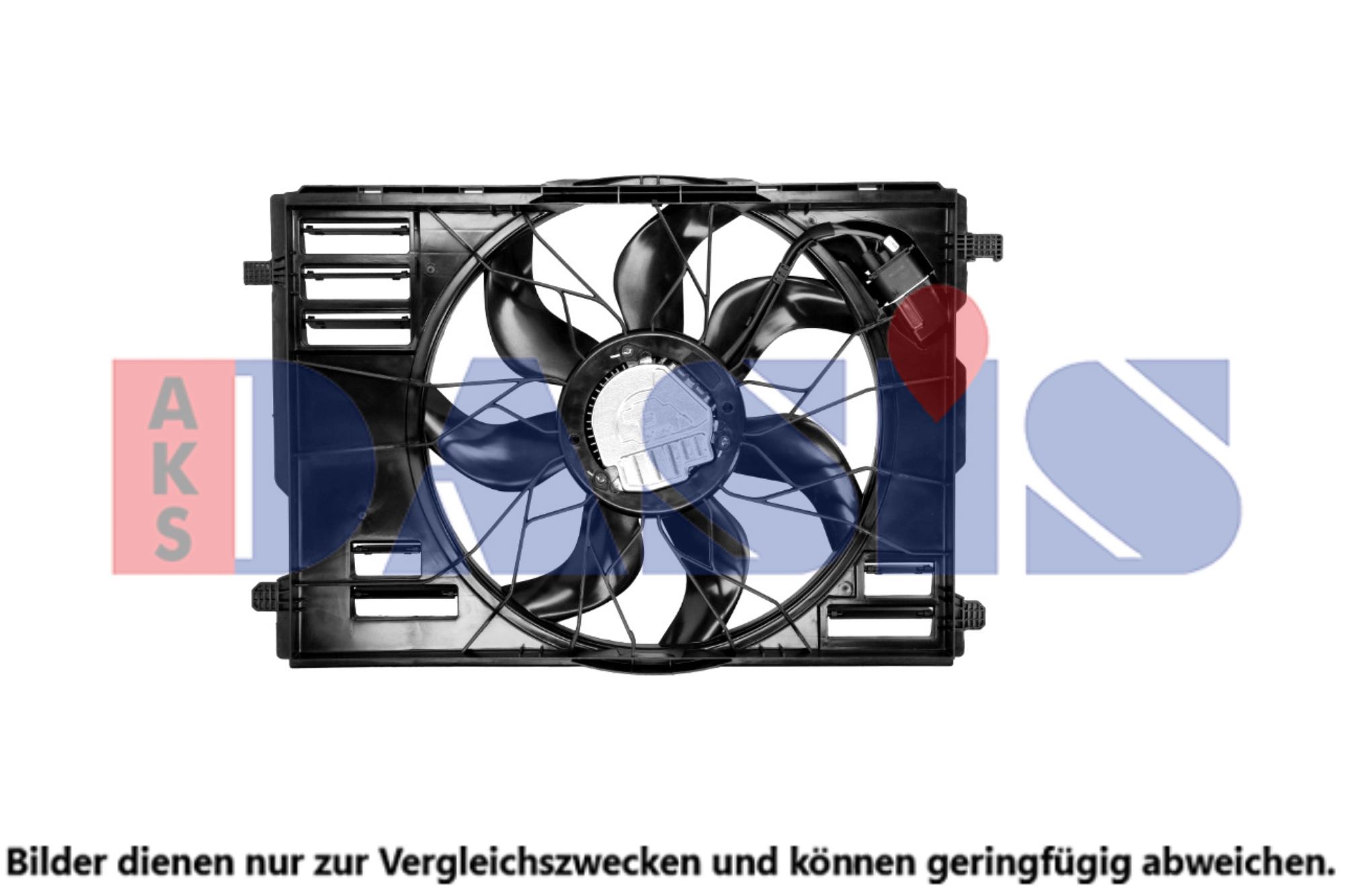 Ventilátor chladenia motora AKS DASIS