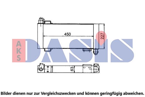 Chladič motorového oleja AKS DASIS