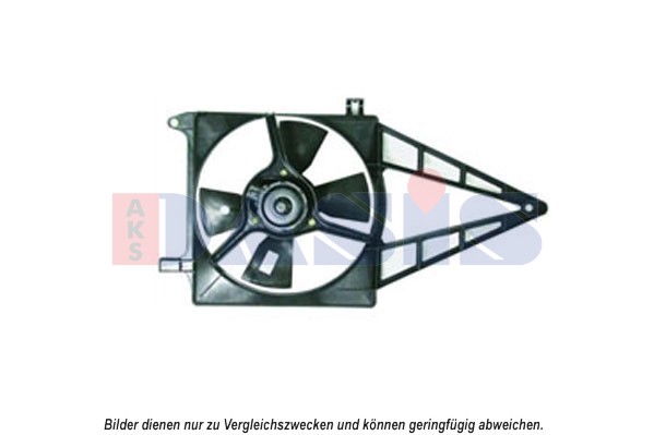 Ventilátor chladenia motora AKS DASIS