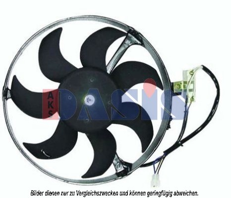 Ventilátor kondenzátora klimatizácie AKS DASIS