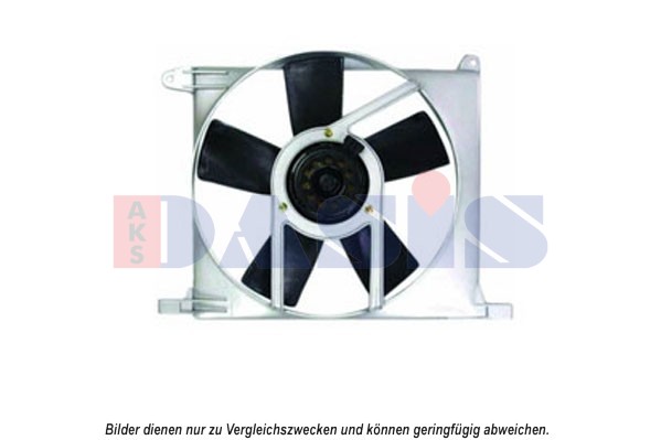 Ventilátor chladenia motora AKS DASIS