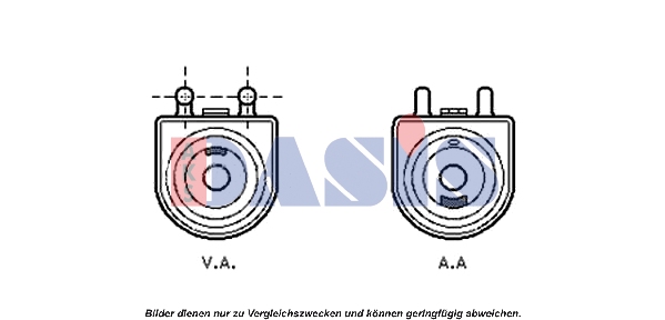 Chladič motorového oleja AKS DASIS