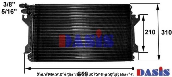 Kondenzátor klimatizácie AKS DASIS