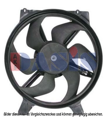 Ventilátor chladenia motora AKS DASIS