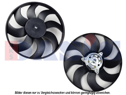 Ventilátor chladenia motora AKS DASIS