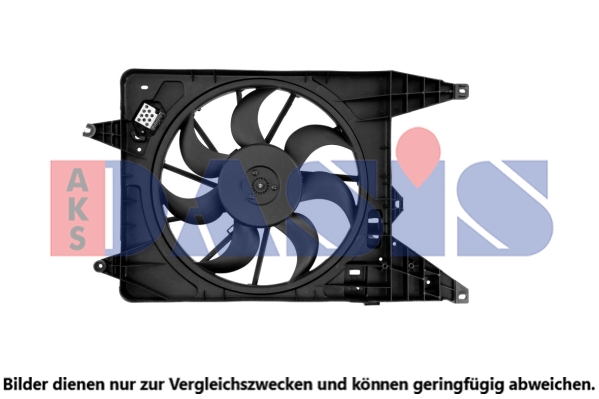 Ventilátor chladenia motora AKS DASIS