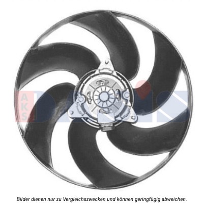 Ventilátor chladenia motora AKS DASIS