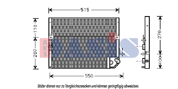 Kondenzátor klimatizácie AKS DASIS