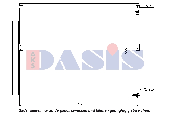 Kondenzátor klimatizácie AKS DASIS