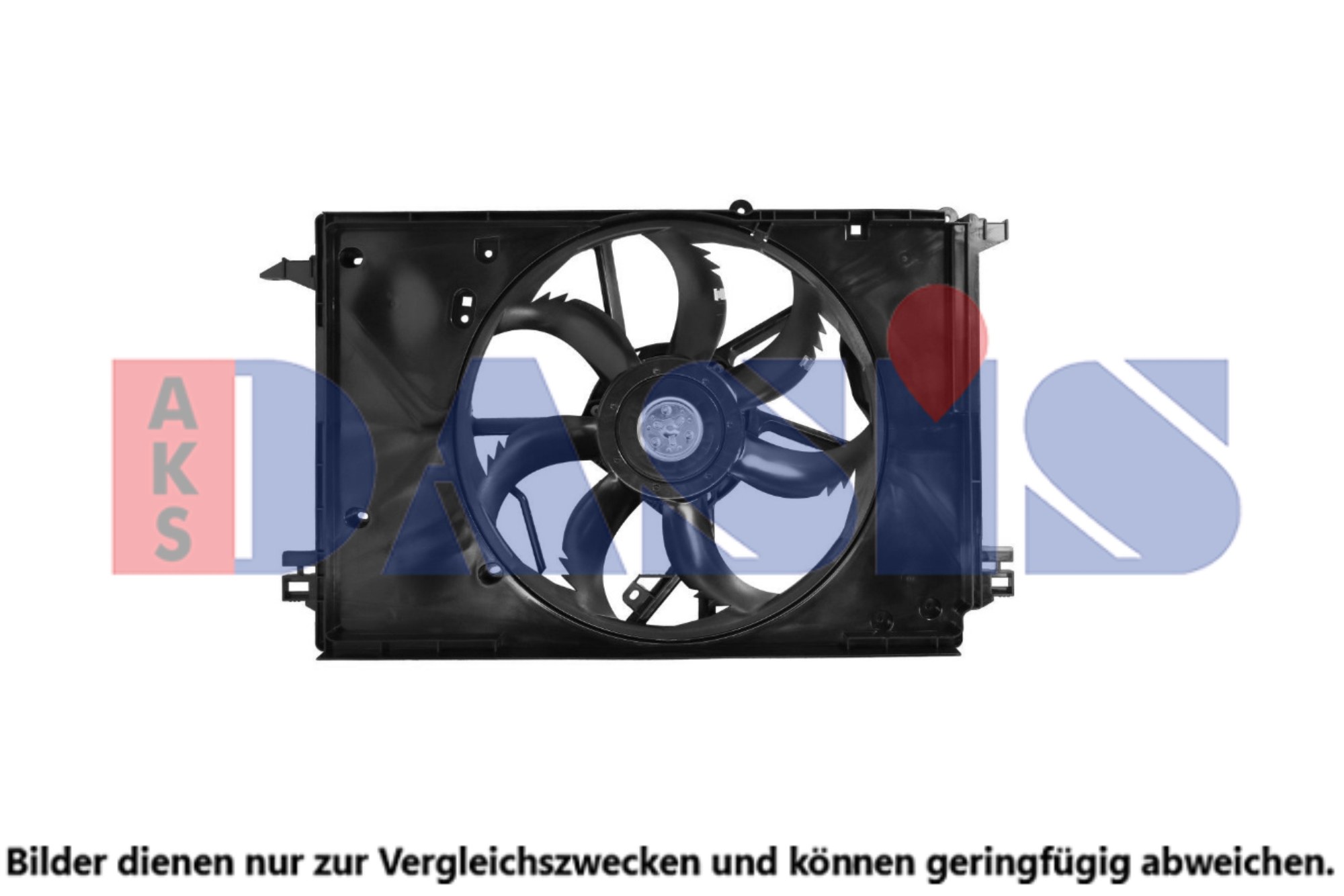 Ventilátor chladenia motora AKS DASIS