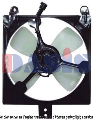 Ventilátor chladenia motora AKS DASIS