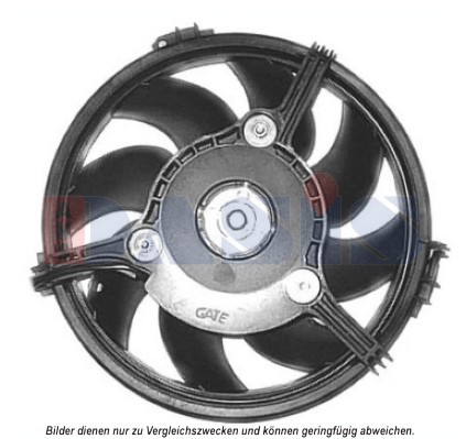 Ventilátor chladenia motora AKS DASIS