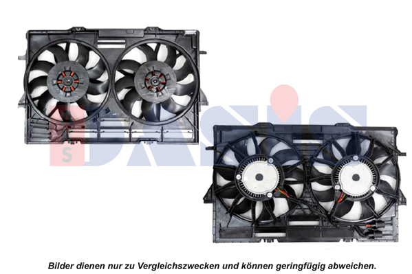 Ventilátor chladenia motora AKS DASIS