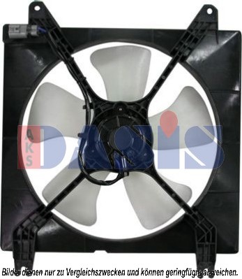 Ventilátor chladenia motora AKS DASIS