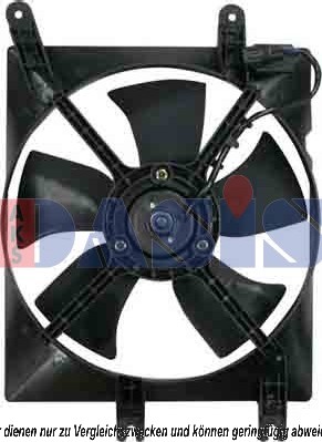 Ventilátor chladenia motora AKS DASIS