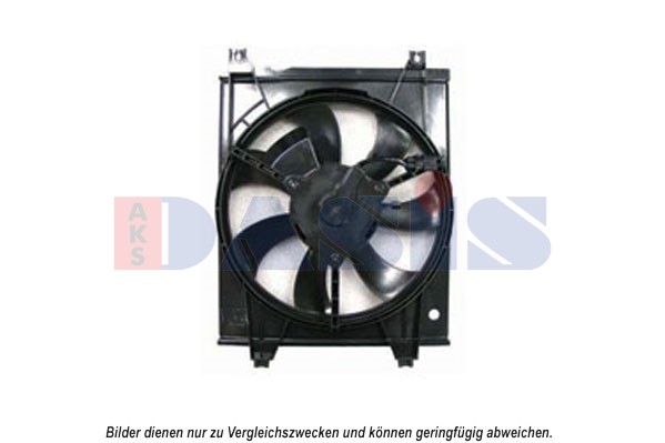 Ventilátor chladenia motora AKS DASIS
