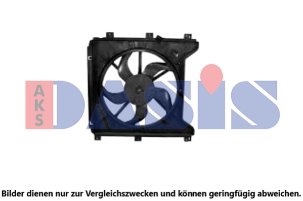 Ventilátor chladenia motora AKS DASIS
