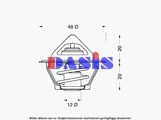 Termostat chladenia AKS DASIS
