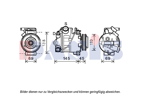 Kompresor klimatizácie AKS DASIS