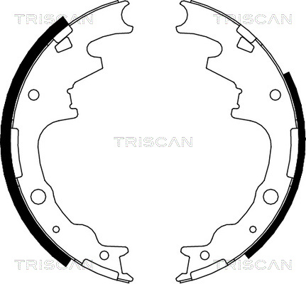 Sada brzdových čeľustí TRISCAN