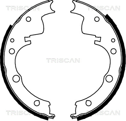 Sada brzdových čeľustí TRISCAN