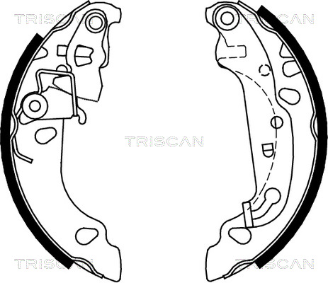 Sada brzdových čeľustí TRISCAN