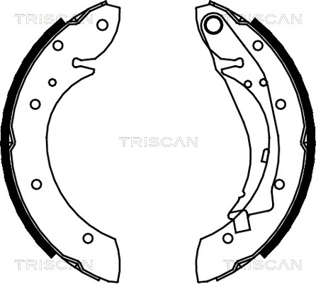 Sada brzdových čeľustí TRISCAN