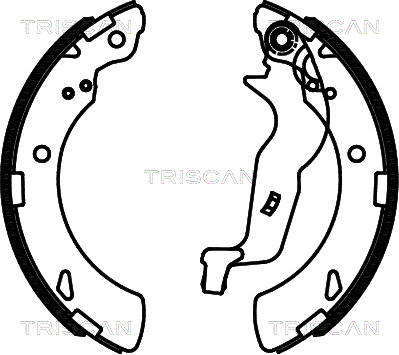 Sada brzdových čeľustí TRISCAN