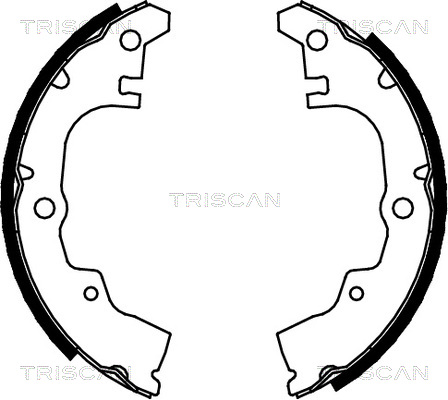 Sada brzdových čeľustí TRISCAN
