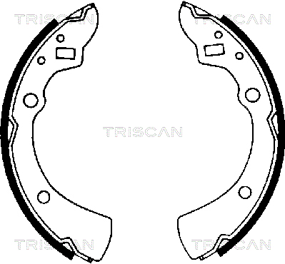 Sada brzdových čeľustí TRISCAN