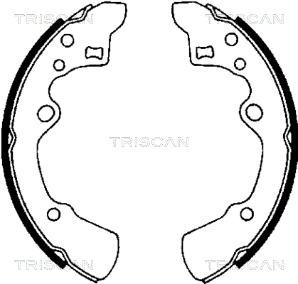 Sada brzdových čeľustí TRISCAN