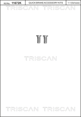 sada skrutiek, brzdový kotúč TRISCAN