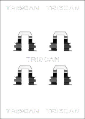 Sada príslużenstva oblożenia kotúčovej brzdy TRISCAN