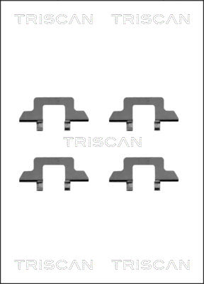 Sada príslużenstva oblożenia kotúčovej brzdy TRISCAN