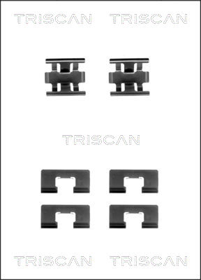 Sada príslużenstva oblożenia kotúčovej brzdy TRISCAN