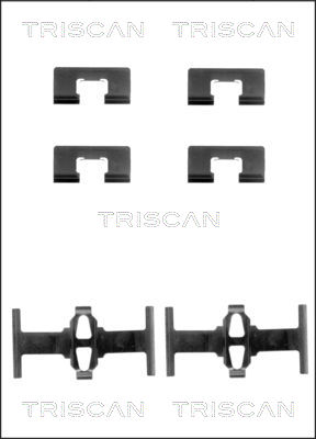 Sada príslużenstva oblożenia kotúčovej brzdy TRISCAN